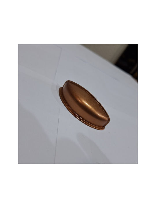 Italian Furniture Flush Handle Eureka 11725-064-brz1 Copper Dimension 6.4cm