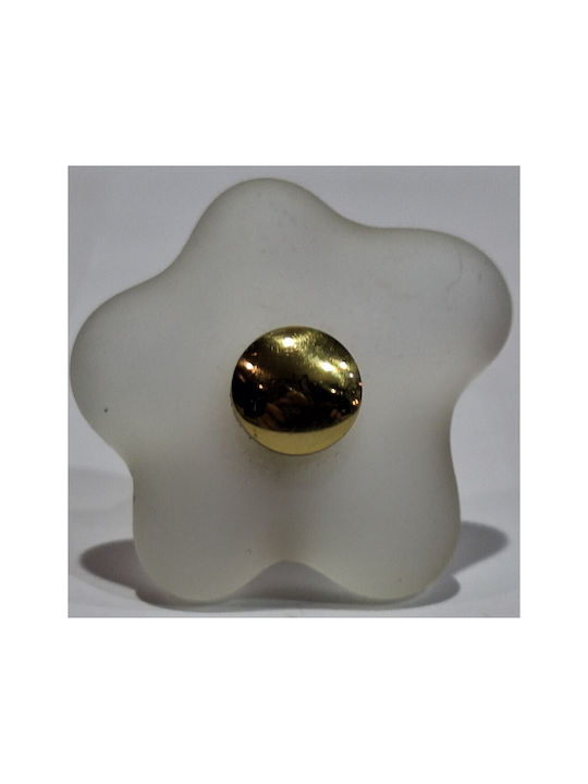 Kunststoff Möbelgriff Italienisches Kristall Knopf Valli&valli 9060-mour Murano Kristall Φ35