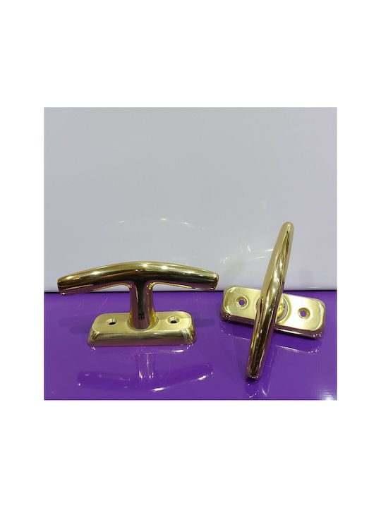 Italienischer Messing-Fenstergriff Mandelli 4766-oro1 Gold Glänzend Maße 105 × 29 × 55 Mm