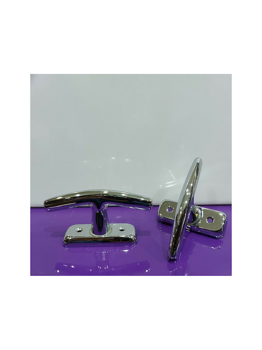 Italian Brass Window Handle Mandelli 4768-ino1 Chrome Glossy Dimensions 105×29×55 Mm