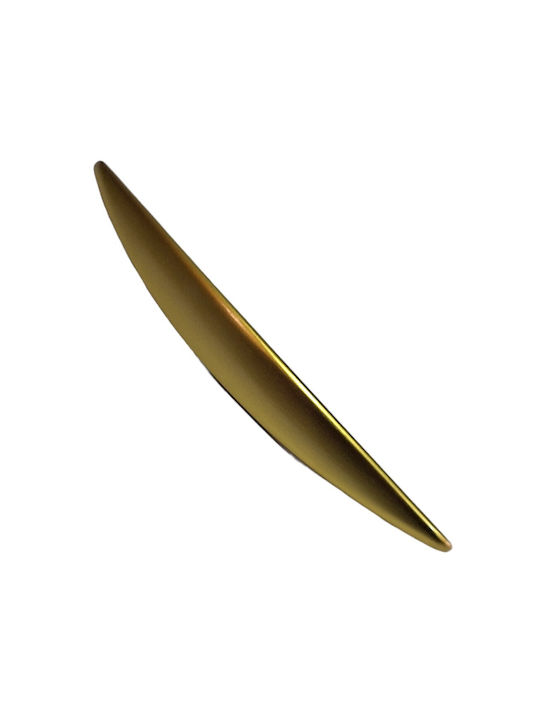 Italian Furniture Handle Eureka 11728-160-brz1 Gold Matte Size 16.0cm