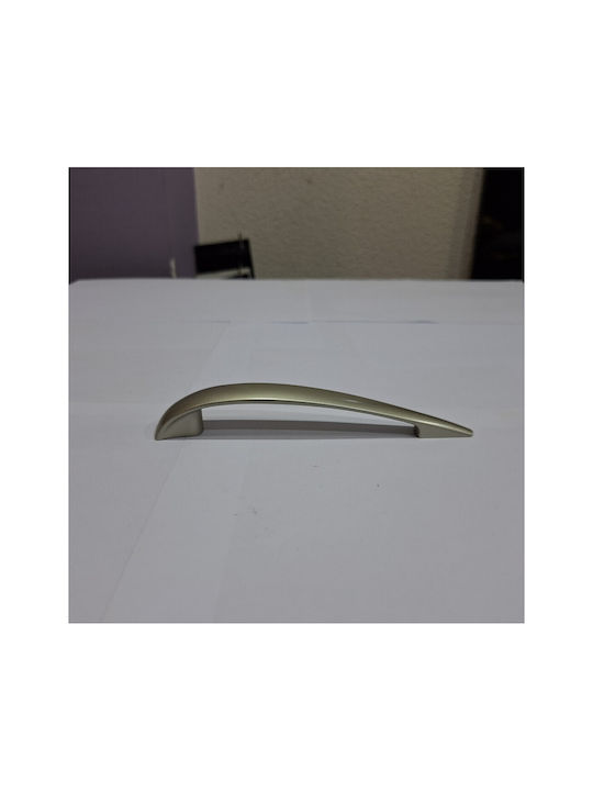 Italian Furniture Handle Eureka 11729-128-por Plastic Nickel Matt Size 12.8cm