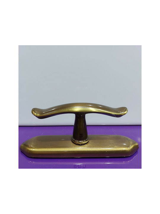 Mandelli 4762-brz1 Italienischer Messing-Fenstergriff Bronze Gebürstet Maße 160×39×65 Mm