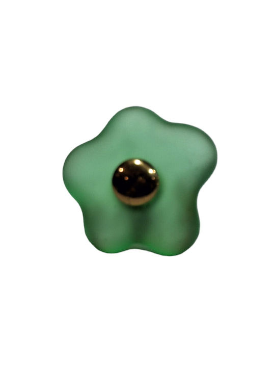 Krisallines Italienisches Möbelgriff Valli&valli 9061-mour Kristall Murano Durchmesser 35