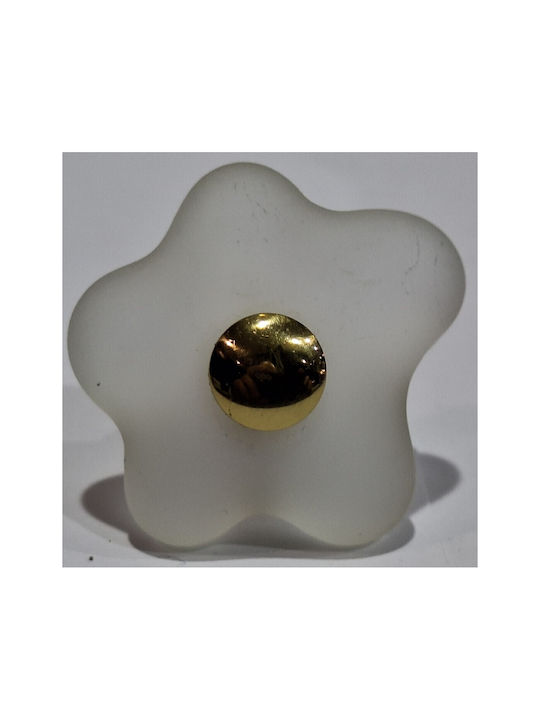 Kunststoff Möbelgriff Italienisches Kristall Knopf Valli&valli 9060-mour Murano Kristall Φ35