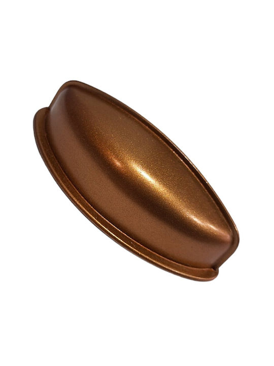 Italian Furniture Flush Handle Eureka 11725-064-brz1 Copper Dimension 6.4cm