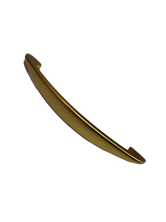 Italian Furniture Handle Eureka 11728-160-brz1 Gold Matte Size 16.0cm