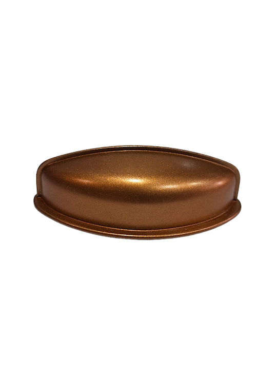 Italian Furniture Flush Handle Eureka 11725-064-brz1 Copper Dimension 6.4cm