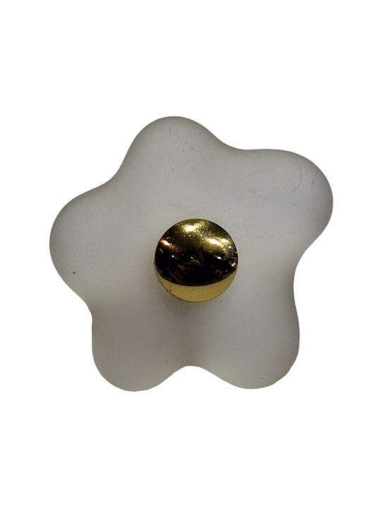 Kunststoff Möbelgriff Italienisches Kristall Knopf Valli&valli 9060-mour Murano Kristall Φ35