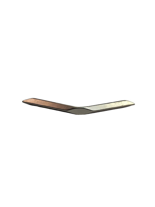 Italian Furniture Handle Eureka 11726-064-roz1 Nickel Matte Size 6.4cm