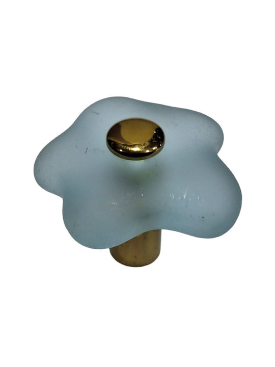 Krisallines Italienisches Möbelgriff Valli&valli 9062-mour Kristall Murano Φ35