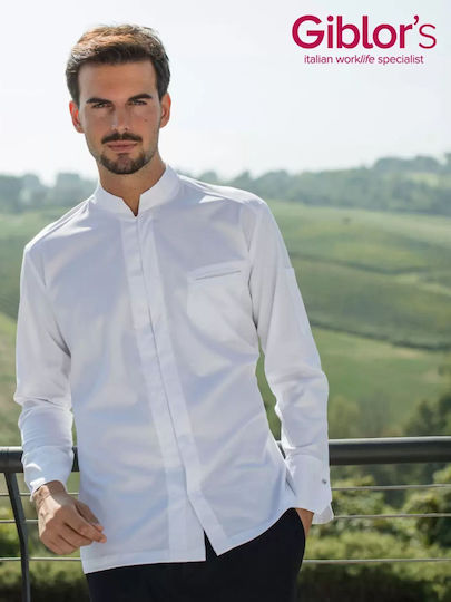 Giblor's Coat Chef White