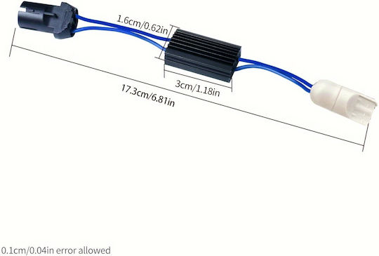 Комплект Can Bus LED Лампи T10w5w 12V