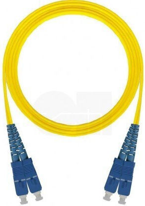 Central Optische Faser Kabel SC/APC-LC/APC 1m Gelbe