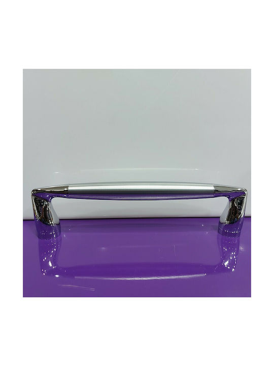 Italienischer Messing-Tastatur Außentür Mandelli 4898-ino Zweifarbige Größe 25,0cm