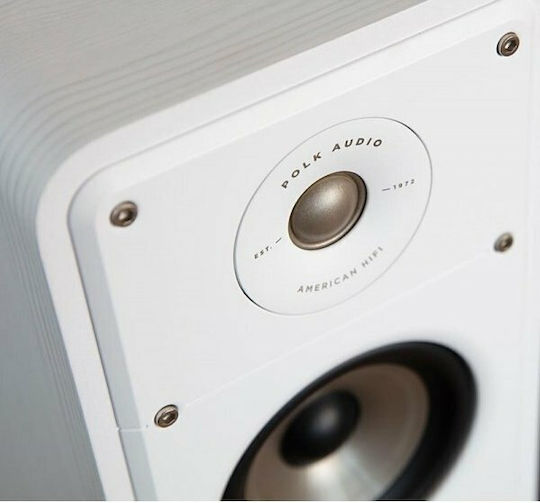 Polk Audio S50 Ηχείο Hi-Fi Δαπέδου 150W 2 Δρόμων Π26.04xΒ27.94xΥ95εκ. Λευκό