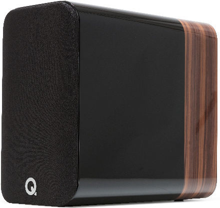 Q-Acoustics Concept 300 Paar Hi-Fi Lautsprecher Buch selbst 2 Anzahl von Fahrern B35.5xT40xH20cm. Gloss Black & Rosewood