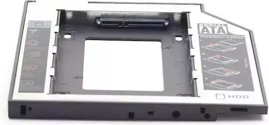 Lanberg Caddy Adapter HDD Frame 5.25" to 2.5" Slim 9.5MM Μαύρο (IF-SATA-10)
