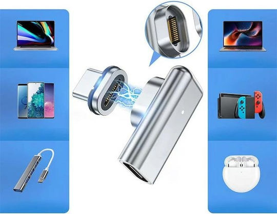 Adaptor magnetic Beline USB-C argintiu DAC BLNAM01 BLNMA01