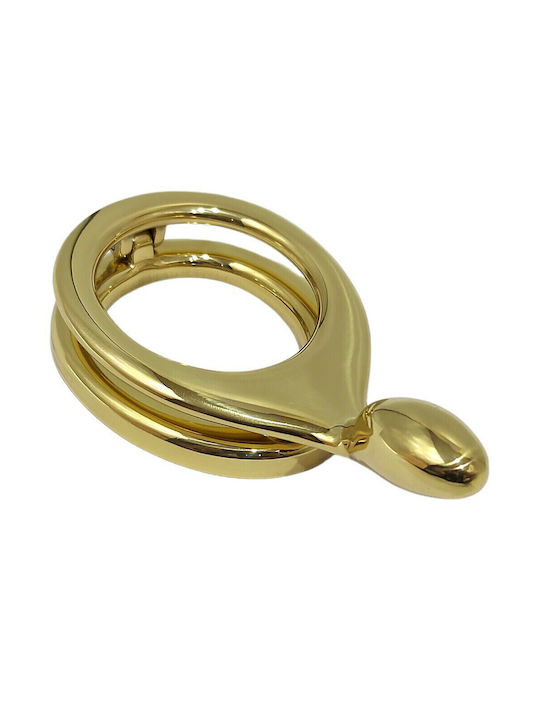 Mandelli 11196-oro1 Gold Glänzend Türklopfer für Vordertür