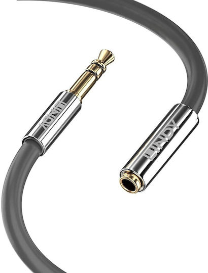 Lindy Lindy 3.5mm Male to 3.5mm Female Audio Cable Black 1m