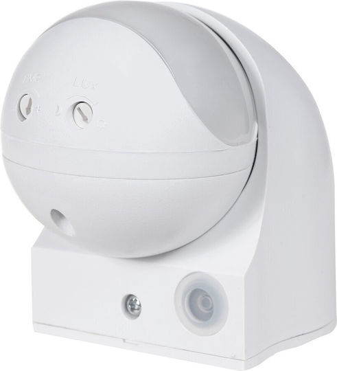 Maclean Energy Wired Infrared Motion Sensor 180° Detection Angle 12m Scope