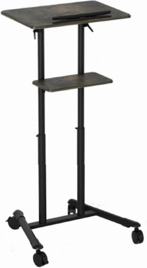 Gembird Mobile Lecture Desk Caster Wheels Black