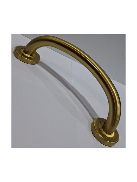 Italienische Messing-Türgriff Valli&valli 4913-20a1 Gold Matt Satinierte Größe 21,0cm