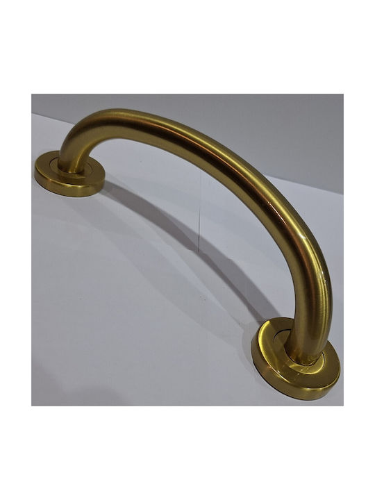 Italienische Messing-Türgriff Valli&valli 4913-20a1 Gold Matt Satinierte Größe 21,0cm