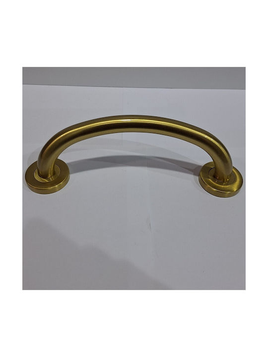 Italienische Messing-Türgriff Valli&valli 4913-20a1 Gold Matt Satinierte Größe 21,0cm