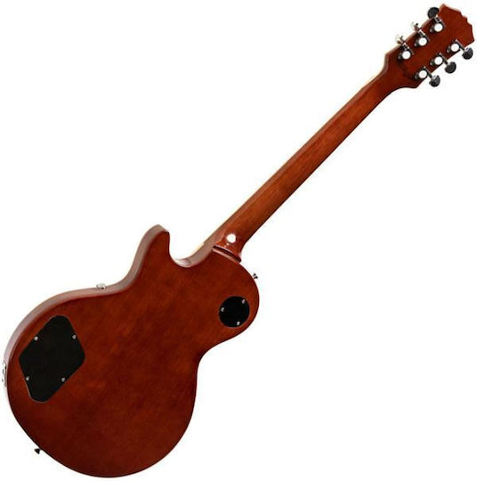 Stagg Електрическа Китара Кафяв