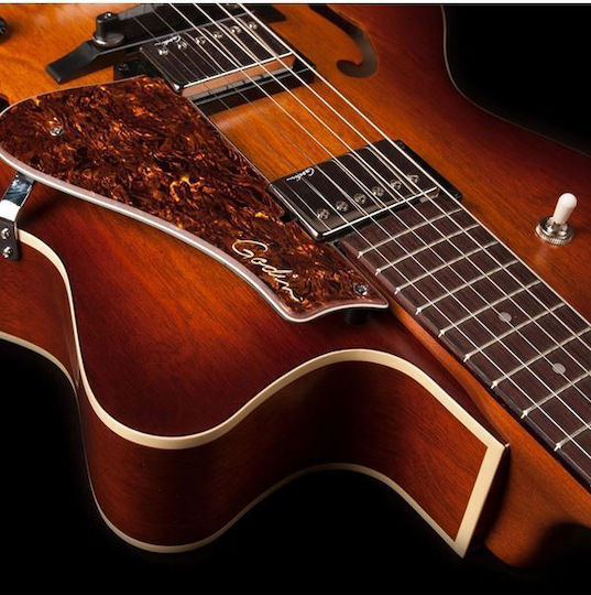 Godin Ηλεκτρική Κιθάρα Single Cut με HH Διάταξη Μαγνητών Burst με Θήκη