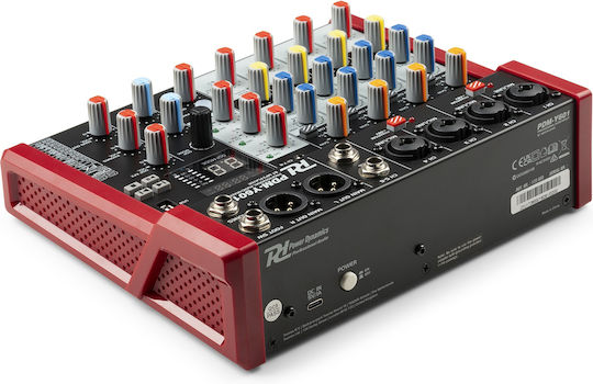 Power Dynamics PDM-Y601 Αναλογική Κονσόλα 6.0 Καναλιών με Phantom Power & 4 Εισόδους XLR & Bluetooth