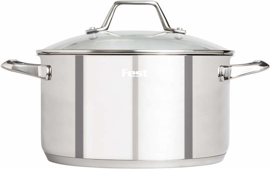 Fest Reflexion Tiefe Rostfreier Stahl Kochtopf 2,5l / 20cm
