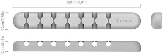 Orico Cbs7 Cable Organizer Gray