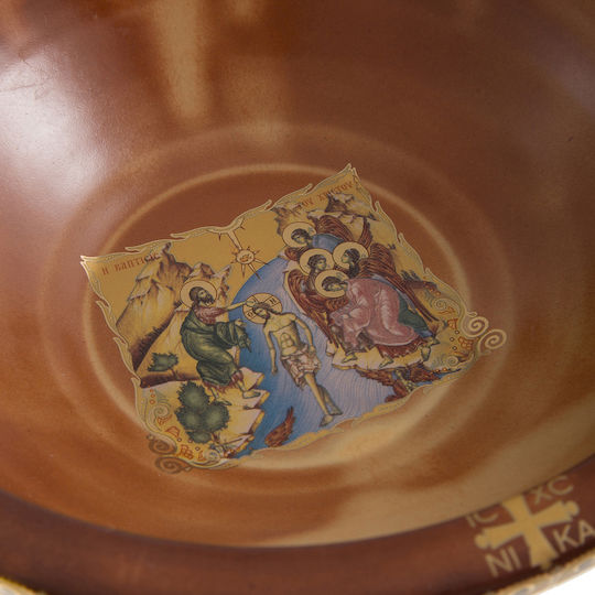 Keramisches Vigilöl mit Goldprägung 1 Stück