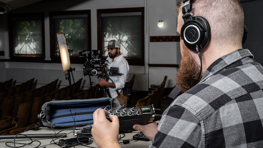 Sound Devices MixPre-10 II Polyphonic Digital Portable Recorder Battery/Power for Recording on Memory Card with Phantom Power