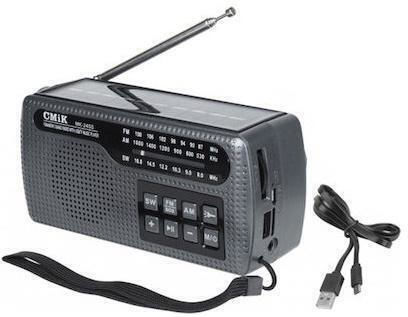 CMiK MK-245S Solar cu USB Negru