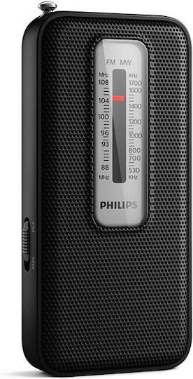 Philips TAR1506 Φορητό Ραδιόφωνο Μπαταρίας Μαύρο
