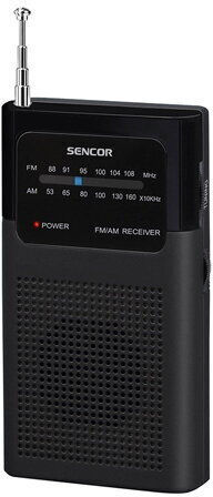 Sencor SRD 1100 Радиоприемник на Батерии Черен