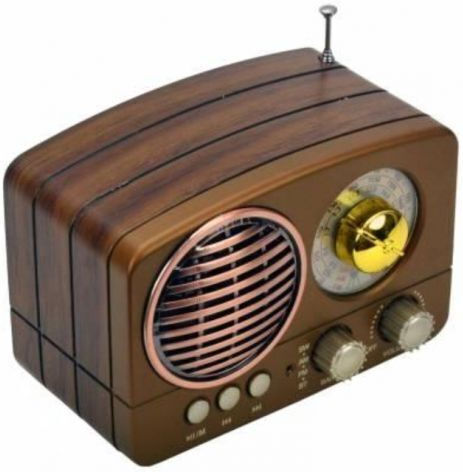 Meier M-161BT Retro cu Bluetooth Maro