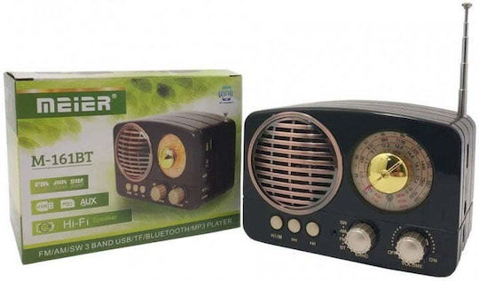 Meier M-161BT Retro cu Bluetooth Maro