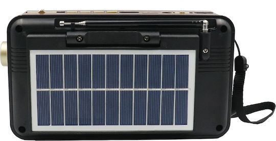 MK-193BT Tabletop Radio Solar with Bluetooth and USB Brown