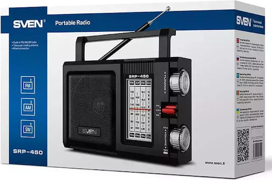 Sven SRP-450 Tragbares Radio Schwarz