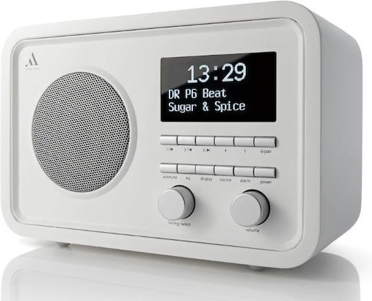 Argon Audio Radio 2 Επιτραπέζιο Ραδιόφωνο Ρεύματος DAB+ με Bluetooth Λευκό