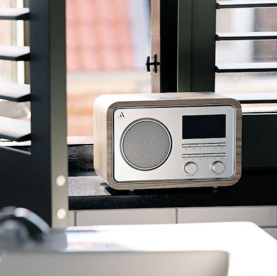 Argon Audio Radio 2 Επιτραπέζιο Ραδιόφωνο Ρεύματος DAB+ με Bluetooth Λευκό