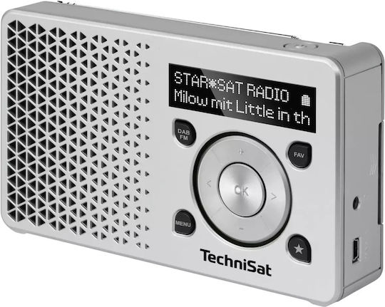 Technisat Digitradio 1 Portable Radio Rechargeable DAB+ with USB Silver