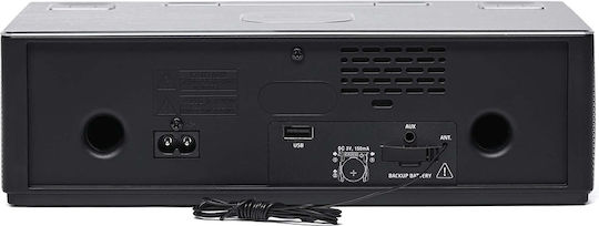 Horizon-Europe HAV-P4200 Настолен Радиоприемник с Bluetooth и USB Сребрист