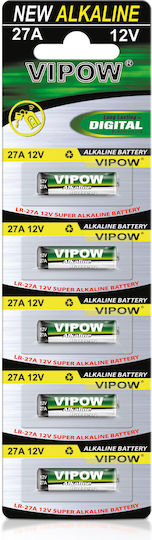 Vipow Alkaline Battery A27 12V 5pcs
