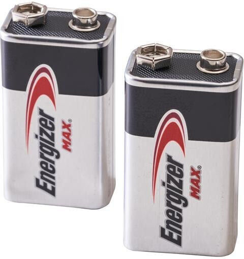 Energizer Max Αλκαλικές Μπαταρίες 9V 2τμχ